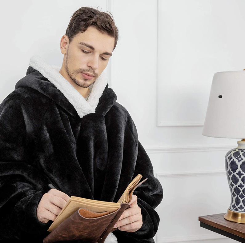 Obrovský, ultra pohodlný plaidový pulóver na úplné uvoľnenie