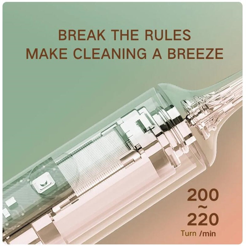 Silikone elektrisk tandbørste