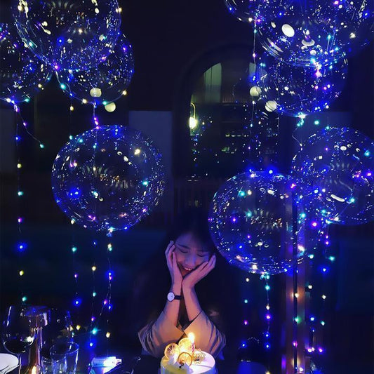 Επαναχρησιμοποιούμενα LED μπαλόνια για να φωτίσετε τις γιορτές σας (X10)